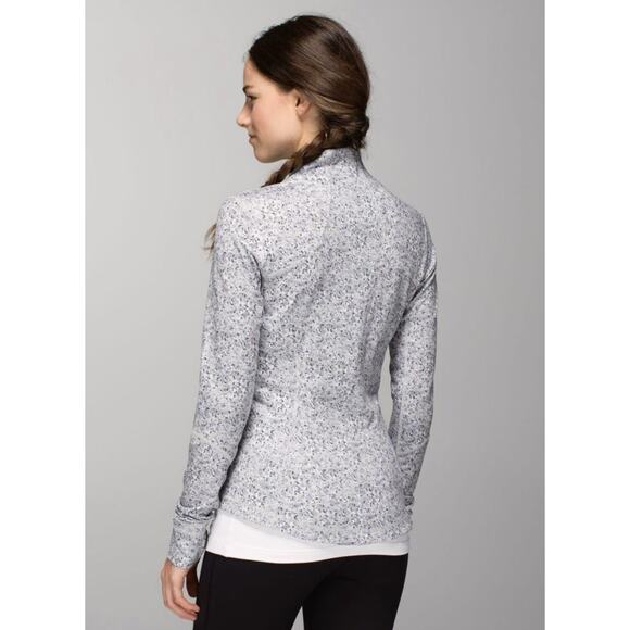 Lululemon Forme Jacket Luon Grey Taupe Speckled Animal Print W4B79S Size 6 / S - Picture 4 of 15